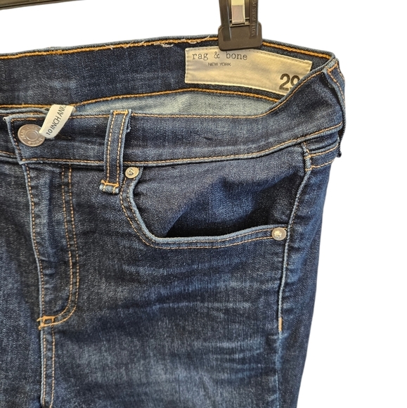 Rag & Bone 10 inch Ankle Skinny High Rise Jean Mad River - Picture 3 of 6